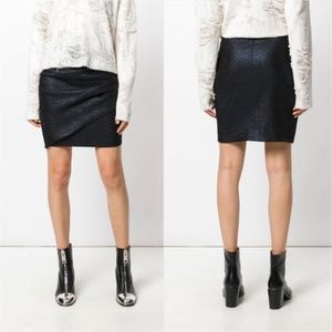 IRO Dryden Pleated Accents Mini Skirt